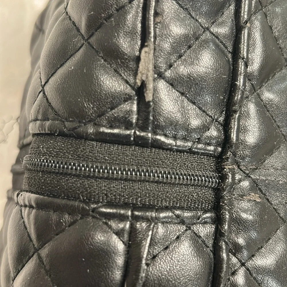 T3 branded quilted